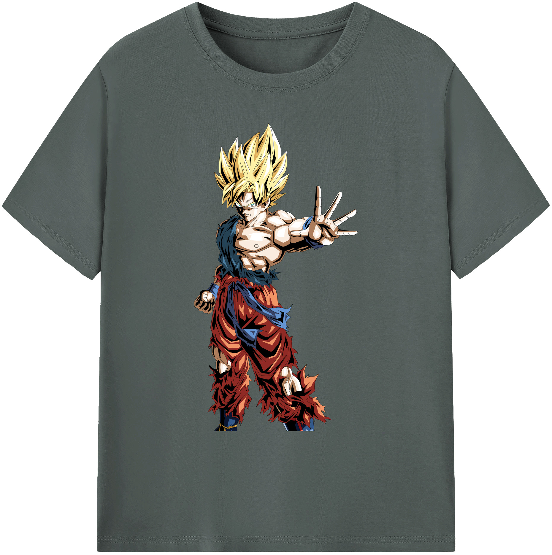 （画像用） ドラゴンボール 孫悟空（そん ごくう）Son Goku カカロット DRAGON BALL Kakarotto 綿100％ メンズ半袖Tシャツ｜肌触りやわらか＆通気性